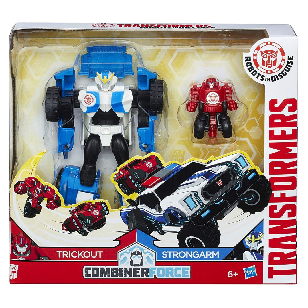 Transformers RID Combiner Force Activator Combiners Strong Arm and Trick Out Fig - Maqio