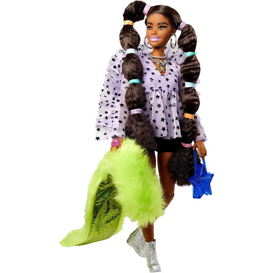 Barbie Extra Doll with Pigtails and Bobble Hair Ties