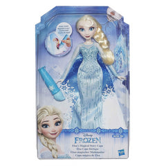Hasbro B6700 Disney Frozen Elsa Magical Story Cape Fashion Doll Toy - Maqio