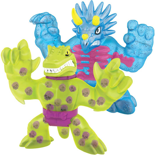 Heroes Of Goo Jit Zu Dino X-Ray Versus Pack Squishy Toy - Tritops Vs Shredz