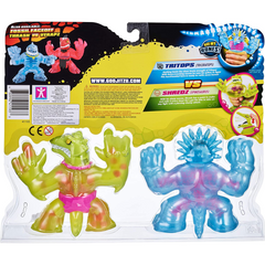 Heroes Of Goo Jit Zu Dino X-Ray Versus Pack Squishy Toy - Tritops Vs Shredz