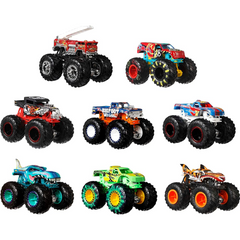 Hot Wheels Monster Trucks Live 8 Pack Cars Set