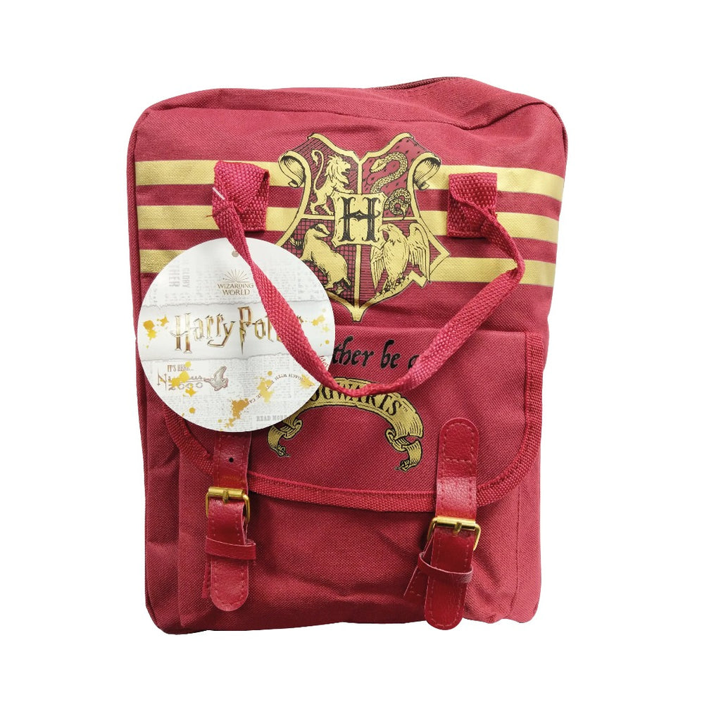 Harry Potter 'Rather be at Hogwarts' Children's Backpack - Red 53051 - Maqio