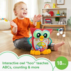 Fisher-Price Linkimals Light-Up & Learn Owl Musical Learning Toy