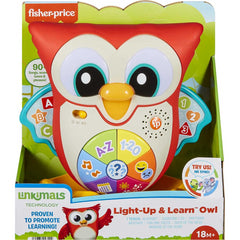 Fisher-Price Linkimals Light-Up & Learn Owl Musical Learning Toy