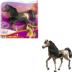 Spirit Dark Brown Horse Dreamworks Untamed - Bay Pinto - 1 Pack