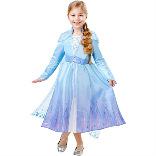 Rubie's Disney Frozen Elsa Dress Childs Costume Size Medium Age 5-6 Years