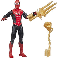 Marvel Spiderman Mystery Web Gear Black & Red Suit Spider-Man 6in Action Figure
