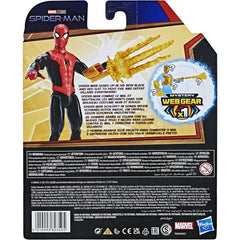 Marvel Spiderman Mystery Web Gear Black & Red Suit Spider-Man 6in Action Figure