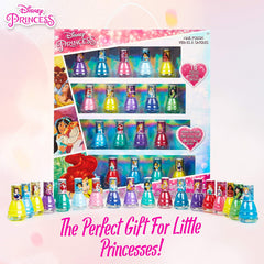 Disney Princess Peel-able Nail Polish Set 18 Nail Varnish Set Safe Non Toxic