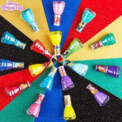 Disney Princess Peel-able Nail Polish Set 18 Nail Varnish Set Safe Non Toxic