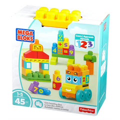 Mega Bloks FBM80 Building Basics 123 Counting Bus - Maqio