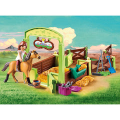 Playmobil DreamWorks Spirit Lucky and Spirit with Horse Stall 9478