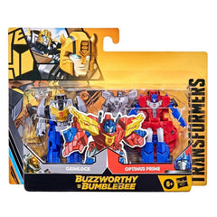 Transformers Grimlock & Optimus Prime Buzzworthy Bumblebee Action Figure