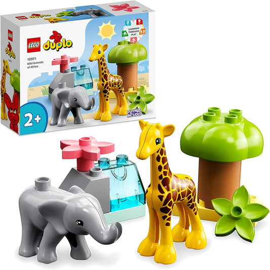 LEGO DUPLO 10971 Wild Animals of Africa Animal Toys for Toddlers