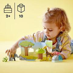 LEGO DUPLO 10971 Wild Animals of Africa Animal Toys for Toddlers