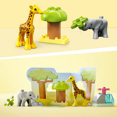 LEGO DUPLO 10971 Wild Animals of Africa Animal Toys for Toddlers