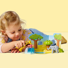 LEGO DUPLO 10971 Wild Animals of Africa Animal Toys for Toddlers