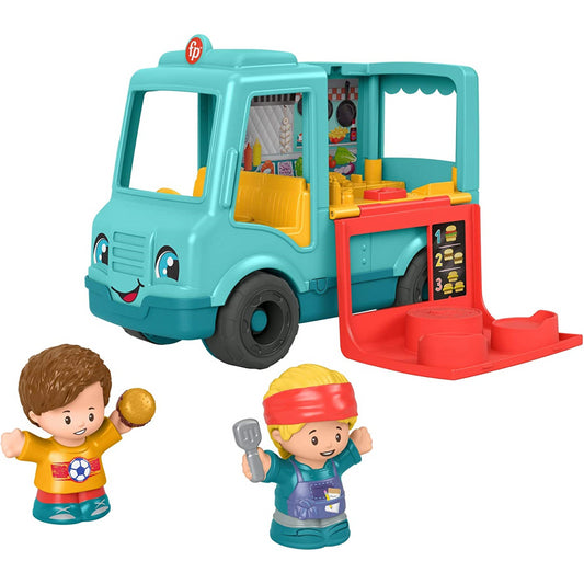 Fisher-Price Little People Serve It Up Burger Truck and Mini Figures