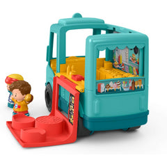 Fisher-Price Little People Serve It Up Burger Truck and Mini Figures