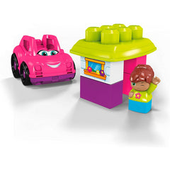 Mega Bloks Catie Convertible Truck First Builders Rolling  Car and Figure