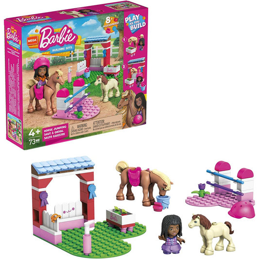MEGA Barbie Horse Jumping Building Playset