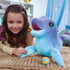 FurReal Dazzlin Dimples My Playful Dolphin 80+ Sounds and Reactions