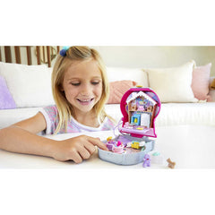 Polly Pocket World Candy Cutie Gumball Compact Toy with Mini Figure