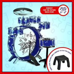 Toyvelt Big Bang Rock & Rhythm Drum Kit 12 Piece Musical Toy