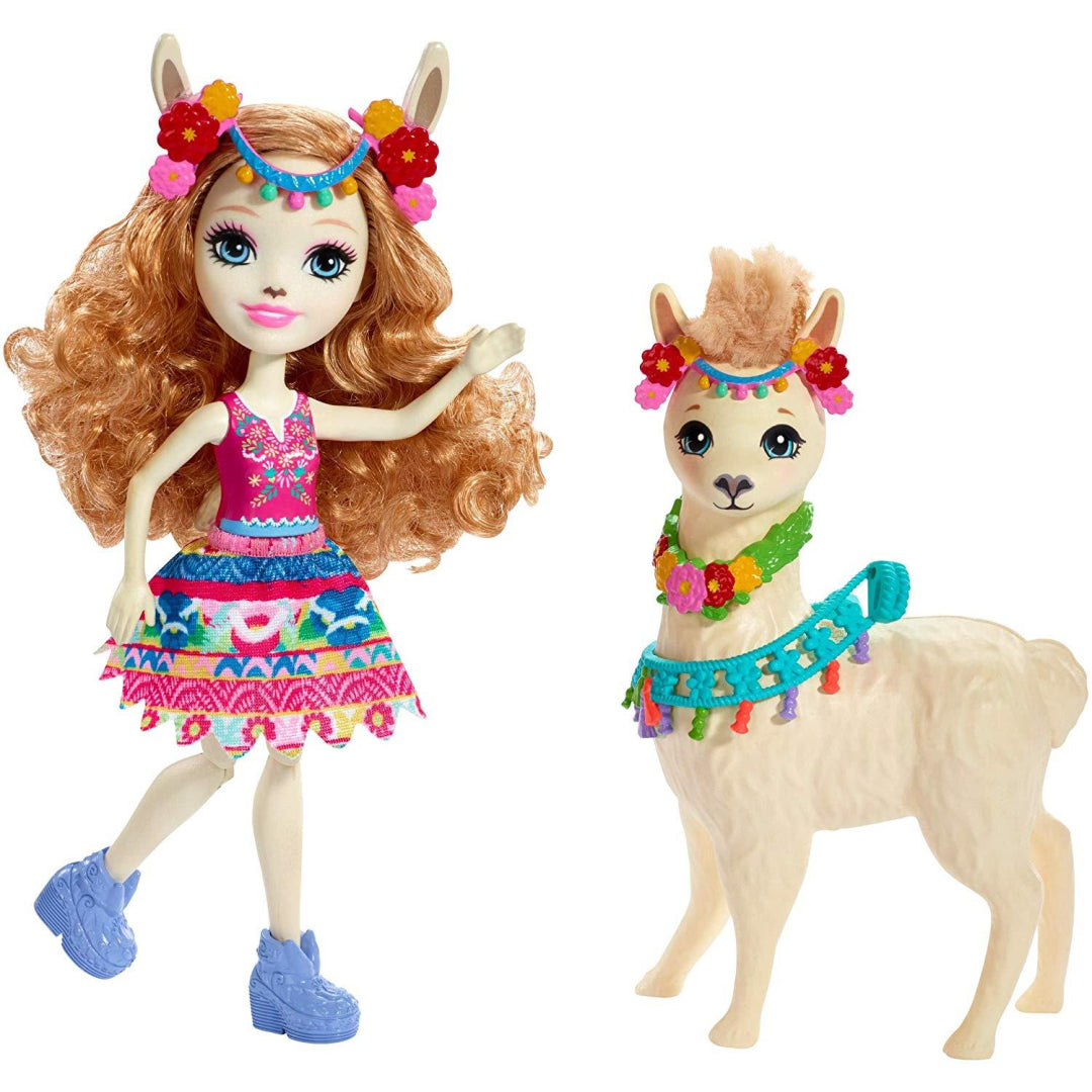 Enchantimals Lluella Llama Doll and Fleecy Figure 2 Pack FRH42 - Maqio