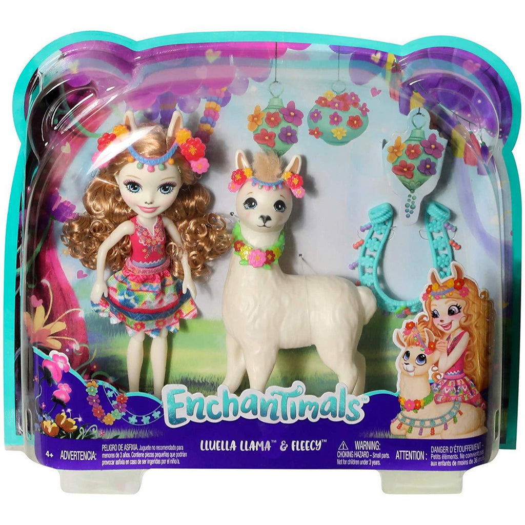 Enchantimals Lluella Llama Doll and Fleecy Figure 2 Pack FRH42 - Maqio