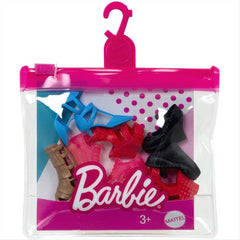 Barbie Fashion Set of 5 Shoes and Accessories for Dolls