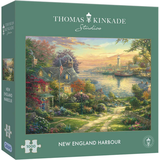 Gibsons New England Harbour 1000 Piece Jigsaw Puzzle