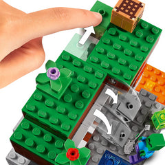 Lego Minecraft Zombie Cave Slime Steve & Spider Figures 21166