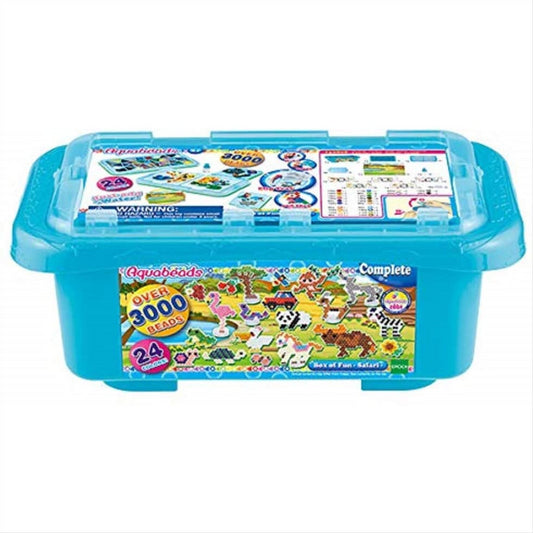 Aquabeads Box Of Fun Safari 3000 Beads inc Accessories