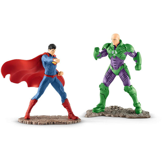 Schleich 22541 Justice League Figure 2 Pack - Superman Vs. Lex Luthor - Maqio