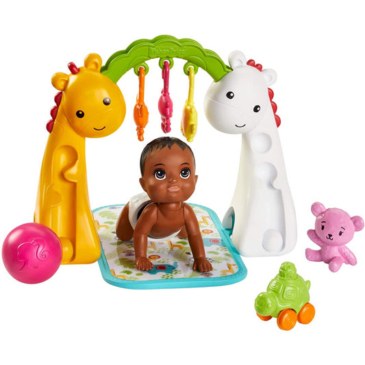 Barbie Skipper Babysitters Inc Doll And Giraffe Playmat