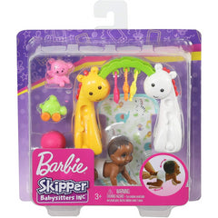 Barbie Skipper Babysitters Inc Doll And Giraffe Playmat