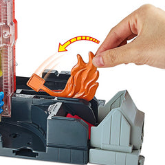 Hot Wheels City Super Fire House Rescue Playset