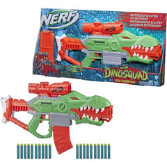 Nerf Dino Squad Rex-Rampage Motorised Dart Blaster 10-Dart Clip 20 Darts