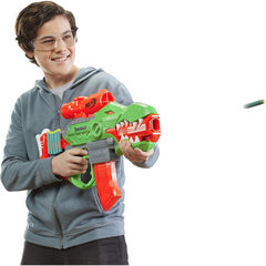 Nerf Dino Squad Rex-Rampage Motorised Dart Blaster 10-Dart Clip 20 Darts