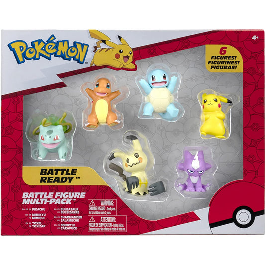Pokemon Battle Ready Battle Figure Multi-pack - 6 figures included