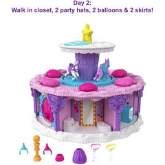 Polly Pocket Birthday Cake Countdown Shape, Package & 25 Surprises