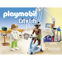 Playmobil 70195 City Life Hospital Physiotherapist Playset