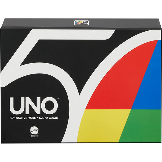 Uno Mattel Games Premium Version 50th Anniversary Card Game