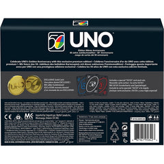 Uno Mattel Games Premium Version 50th Anniversary Card Game