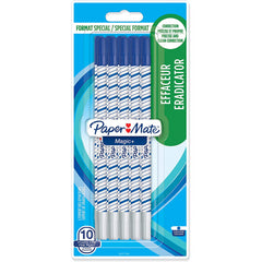 Paper Mate Magic+ Eradicator and Correction Pen Fine Nib 10 pack  - Blue