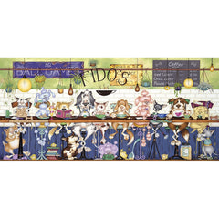 Gibsons Fido's Coffee Bar 636 Piece Jigsaw Puzzle