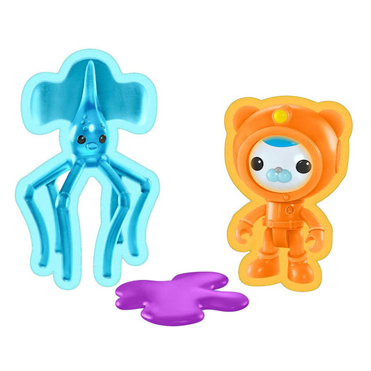 Fisher-Price Octonauts DTM35 Barnacles & The Long Armed Squid Figure Toy Set - Maqio