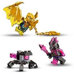 LEGO NINJAGO 71768 Jays Golden Dragon Set Toy Motorbike with Dragon & Figure